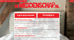 Desktop Screenshot of deweddenschap.nl
