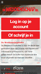 Mobile Screenshot of deweddenschap.nl
